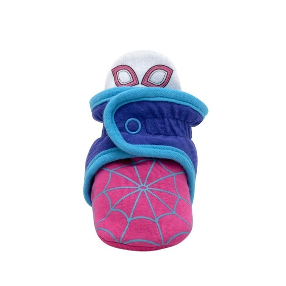 Robeez snap bootie, Marvel ghost spider, spider web, 6-12, 12-18, NIB - Picture 3 of 6
